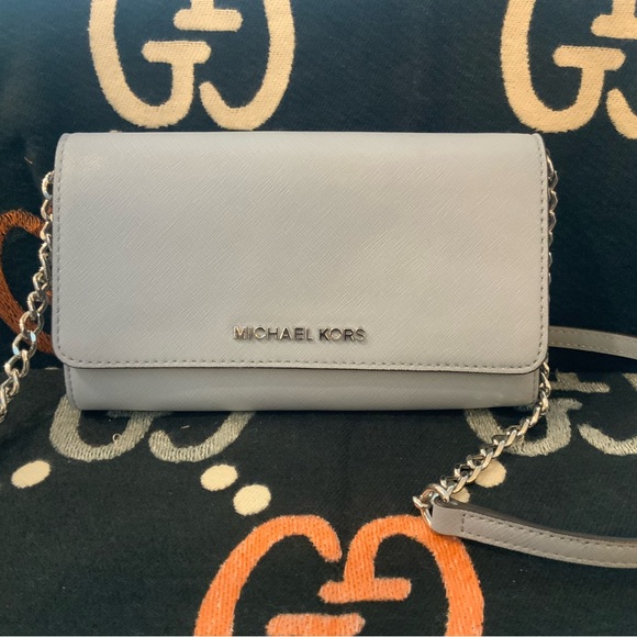 Michael Kors Gray Crossbody Bag - Picture 1 of 5